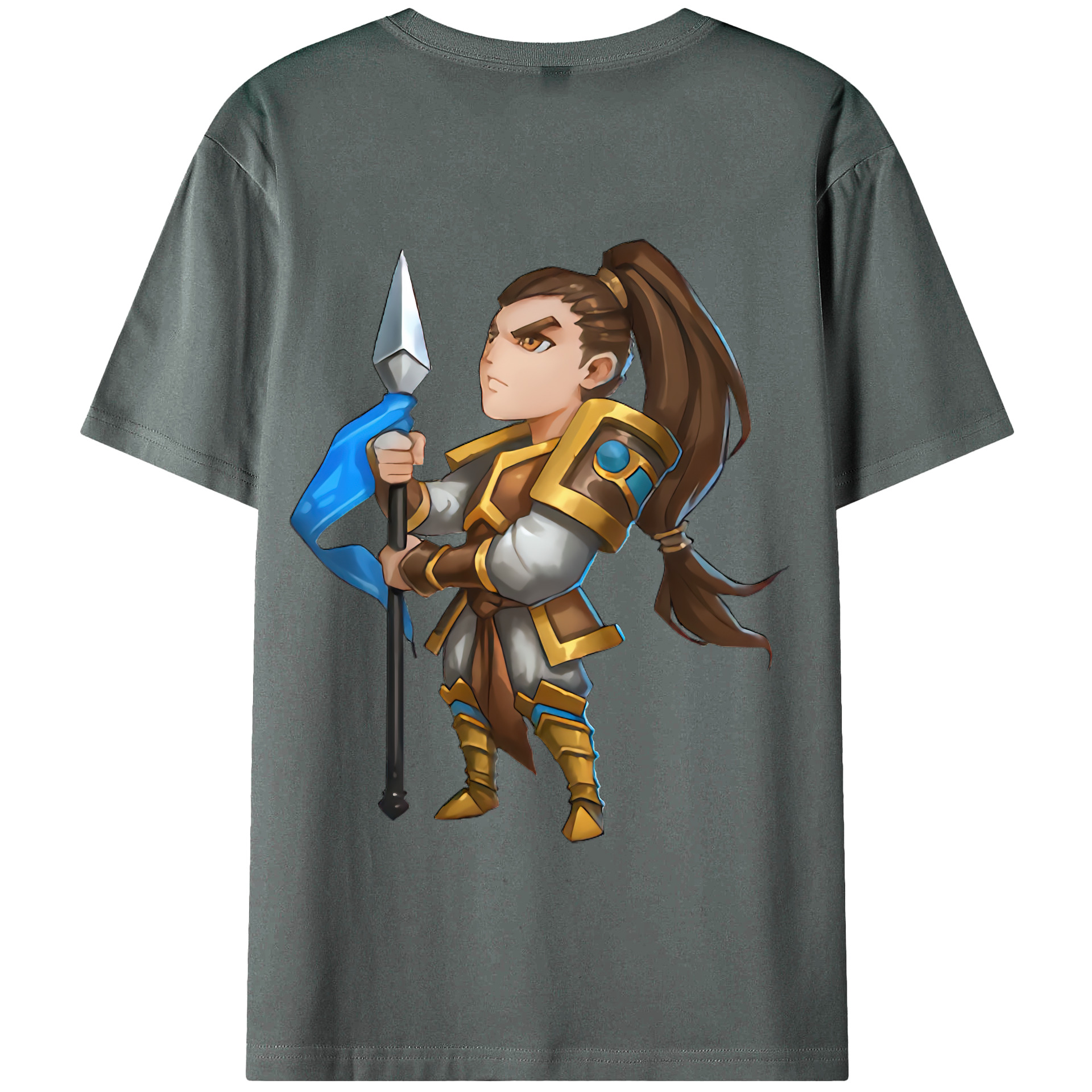 リーグ・オブ・レジェンド League of Legends LOL 綿100％半袖Tシャツ（背面プリント）